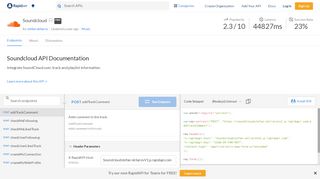 
                            7. Soundcloud API Documentation (stefan.skliarov) | RapidAPI