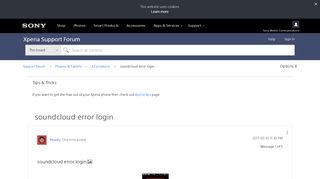 
                            7. soundcloud error login - Support forum