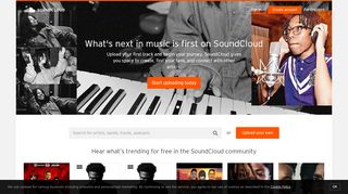 
                            9. SoundCloud – Listen to free music and podcasts on SoundCloud