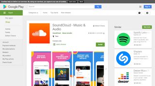 
                            9. SoundCloud - musik & audio - Aplikasi di Google Play