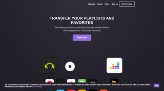 
                            2. Soundiiz - Transfer playlists and favorites between streaming services