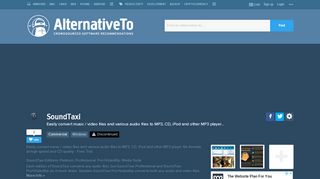 
                            11. SoundTaxi Alternatives and Similar Software - AlternativeTo.net