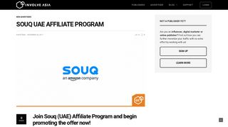 
                            5. Souq UAE Affiliate Program - Involve Asia / Blog