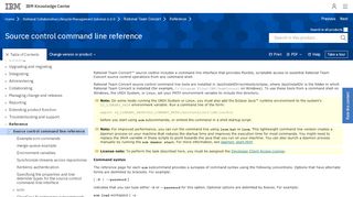 
                            5. Source control command line reference - IBM