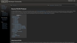 
                            11. Source RCON Protocol - Valve Developer Community