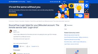 
                            1. SourceTree Login failed for your Bitbucket account...