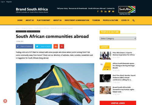 
                            13. South African communities abroad - Brand South Africa