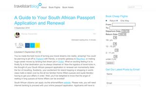 
                            9. South African Passport Renewal: The Ultimate Guide - Travelstart.co.za