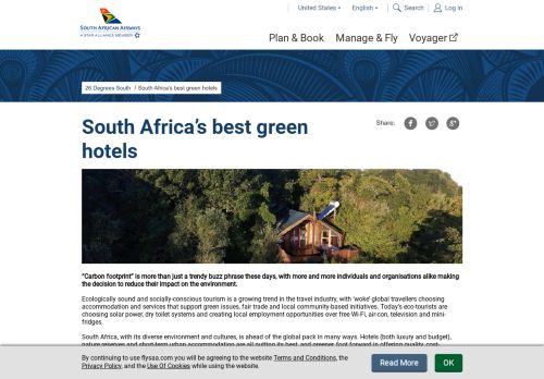 
                            6. South Africa's best green hotels - South African Airways