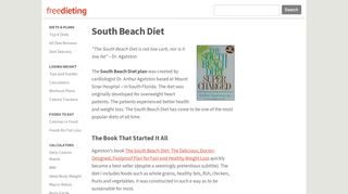 
                            6. South Beach Diet Investigated - Freedieting