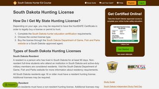 
                            6. South Dakota Hunting License | Regulations & Laws - Hunter-ed.com