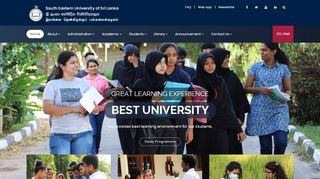 
                            8. South Eastern University of Sri Lanka - SEUSL