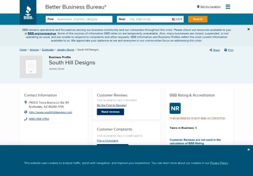 
                            12. South Hill Designs | Better Business Bureau® Profile