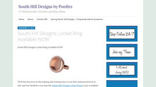 
                            8. South Hill Designs Locket Ring Available NOW