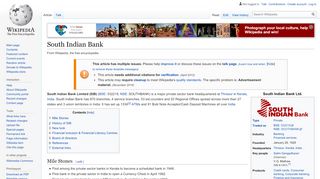 
                            8. South Indian Bank - Wikipedia