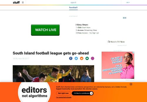 
                            9. South Island football league gets go-ahead | Stuff.co.nz
