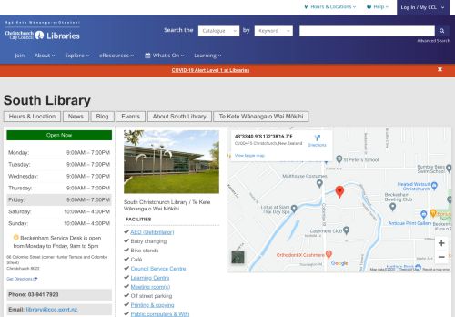 
                            10. South Library | Christchurch City Libraries