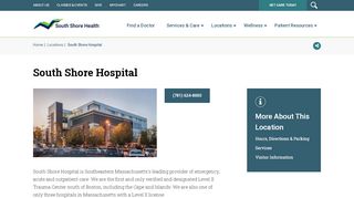 
                            5. South Shore Hospital | South Shore Health