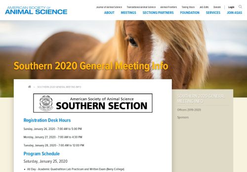 
                            11. Southern 2019 General Meeting Info