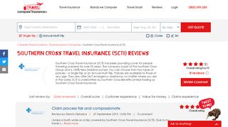 
                            12. Southern Cross Travel Insurance | Compare Policy Features