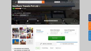 
                            10. Southern Travels Pvt Ltd, KPHB Colony - Tour Operators in ... - Justdial