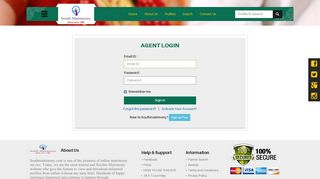 
                            5. Southmatrimony - Login Form