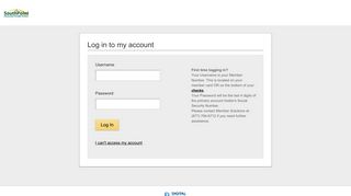 
                            8. SouthPoint Financial Credit Union | Login