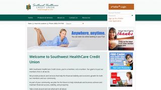 
                            11. Southwest HealthCare Credit Union