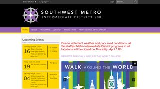 
                            10. SouthWest Metro Intermediate District 288: Home