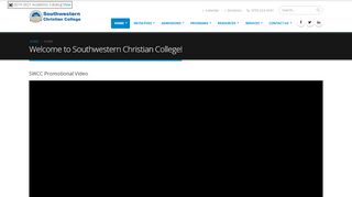 
                            12. Southwestern Christian College SwCC