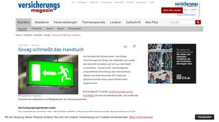 
                            7. Sovag schmeißt das Handtuch - Versicherungsmagazin.de