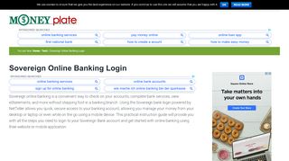 
                            7. Sovereign Online Banking Login — Money Plate