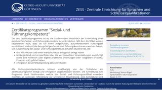 
                            8. Sozial- und Führungskompetenz - Georg-August-Universität Göttingen