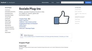 
                            3. Soziale Plug-ins - Facebook for Developers