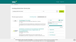 
                            13. Sozialpsychiatrischer Dienst: Aktuelle Jobs | XING Stellenmarkt