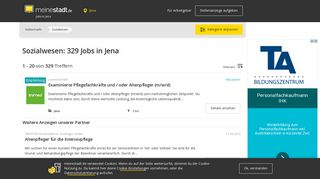 
                            11. Sozialwesen: 326 Jobs in Jena - meinestadt.de