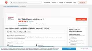 
                            10. S&P Global Market Intelligence Reviews 2018 | G2 Crowd