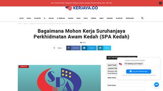 
                            5. SPA Kedah - Jawatan Kosong Terkini