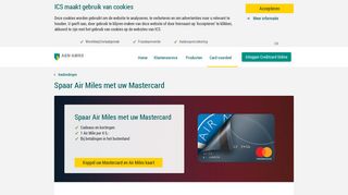 
                            5. Spaar Air Miles met uw Mastercard | International Card Services