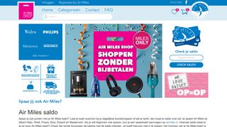 
                            4. Spaar jij ook Air Miles? | Air Miles Shop