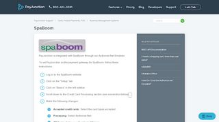 
                            7. SpaBoom – PayJunction Support