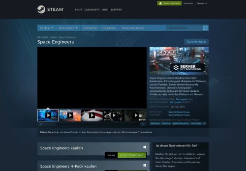 
                            8. Space Engineers bei Steam