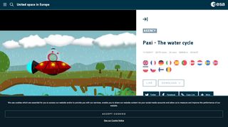 
                            1. Space in Videos - 2017 - 10 - Paxi - The water cycle - ESA