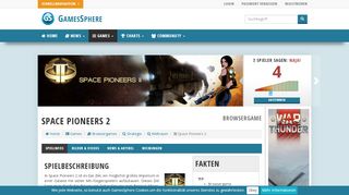 
                            9. Space Pioneers 2 Browsergame • GamesSphere