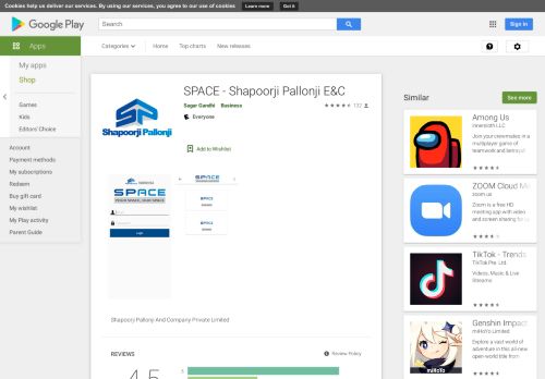 
                            6. SPACE - Shapoorji Pallonji E&C – Apps on Google Play