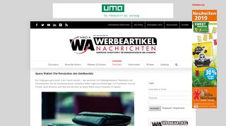 
                            10. Space Wallet: Die Revolution des Geldbeutels - WA Media GmbH ...