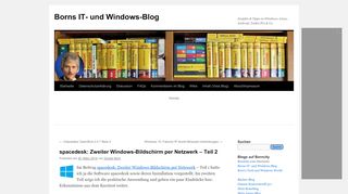 
                            9. spacedesk: Zweiter Windows-Bildschirm per Netzwerk – Teil 2 | Borns ...
