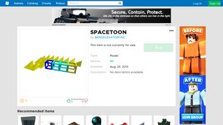 
                            11. SPACETOON - Roblox