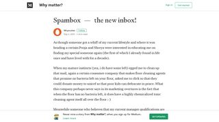 
                            10. Spambox — the new inbox! – Why matter?