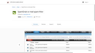 
                            12. SpamDrain e-mail spam filter - Google Chrome